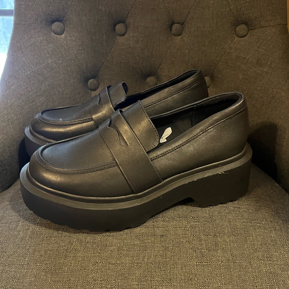 Women's Lacey Loafer Flats - Wild Fable Black NEW SIZE 9